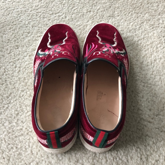 Gucci Dublin dragon slip-on sneakers - Picture 10 of 12